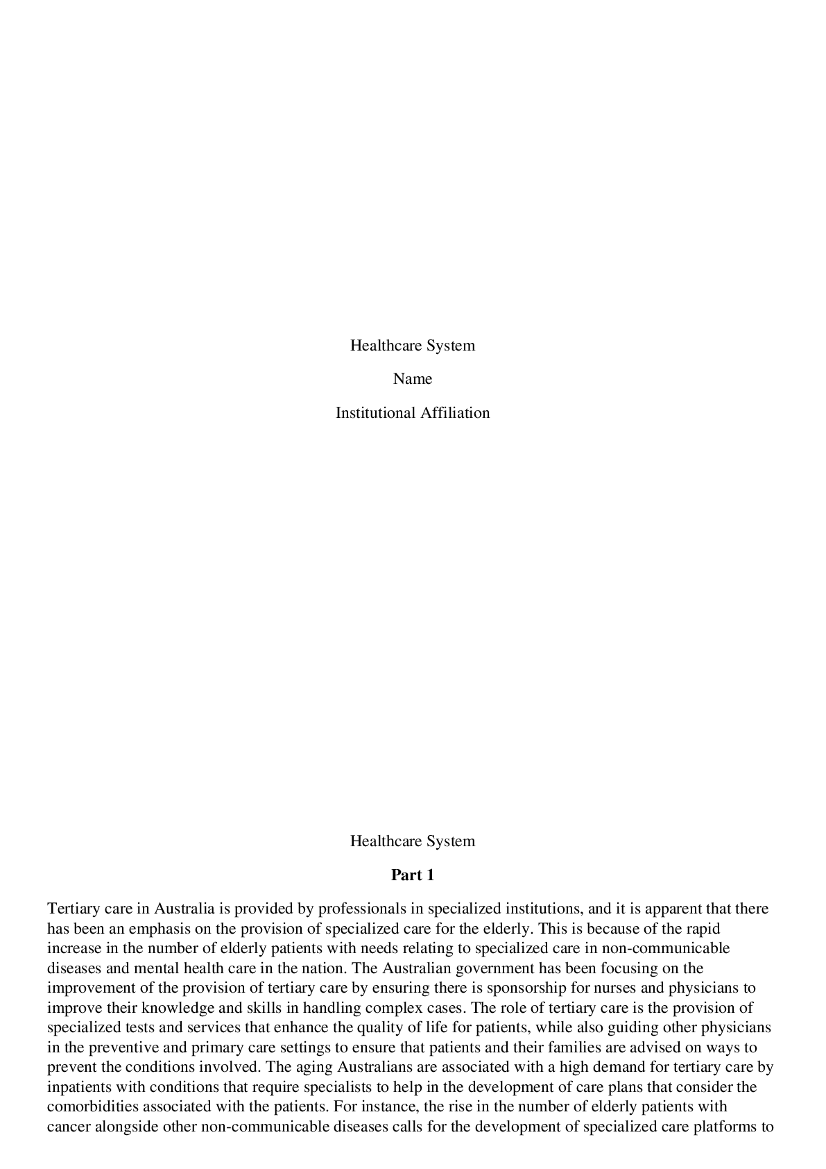 Preview image for Healthcare Systems